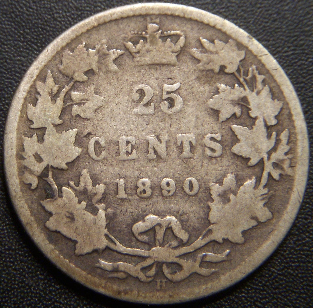 1890H Canadian Quarter - Good