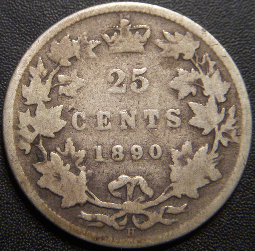 1890H Canadian Quarter - Good
