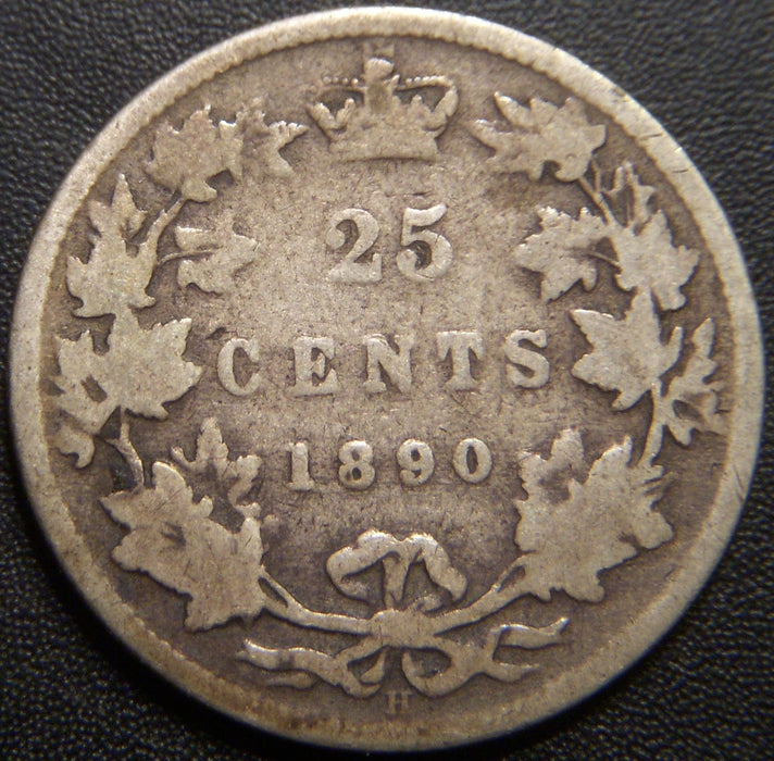 1890H Canadian Quarter - Good
