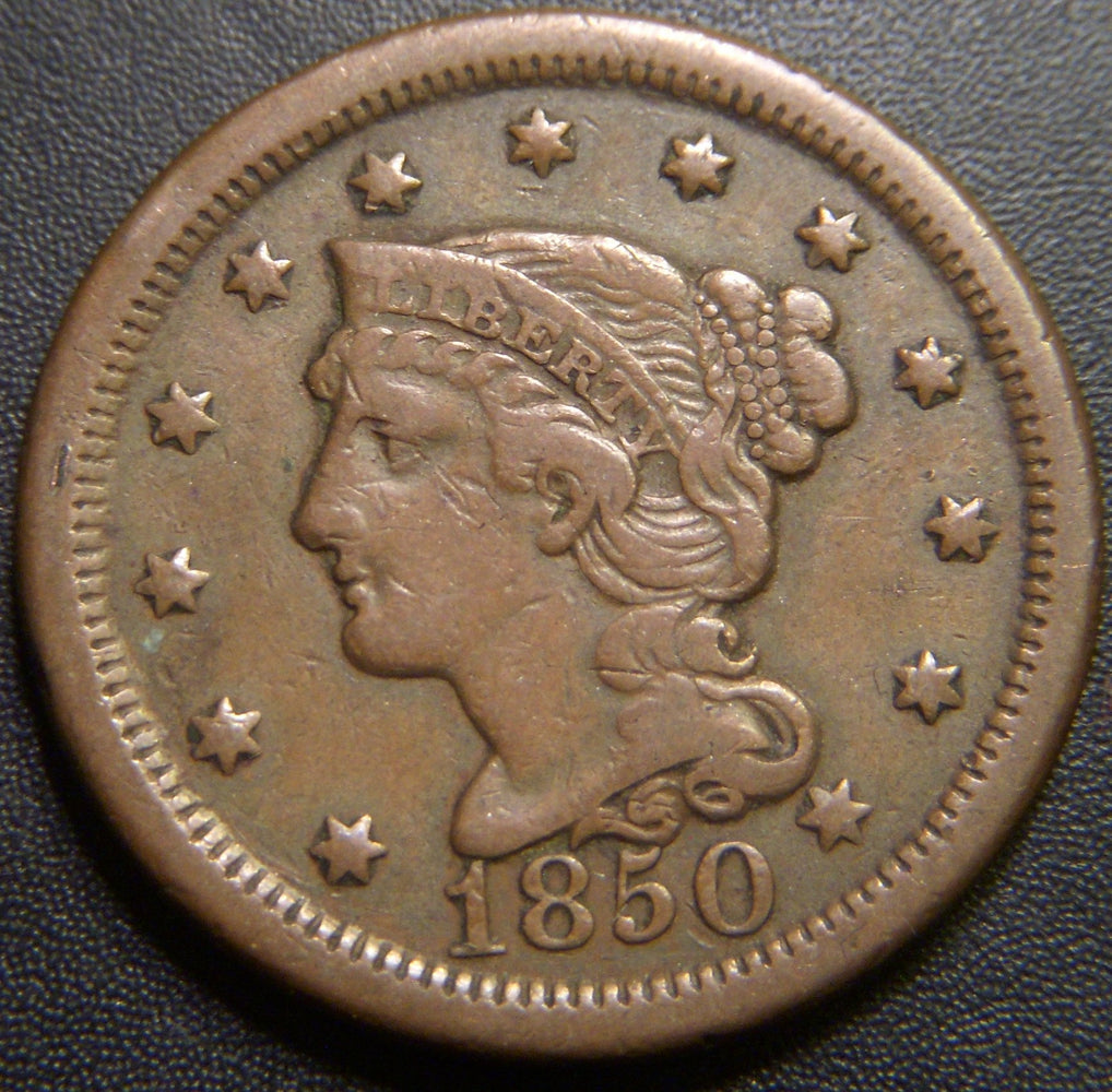 1850 Large Cent - Very Fine