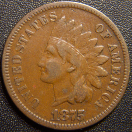 1875 Indian Head Cent - Fine