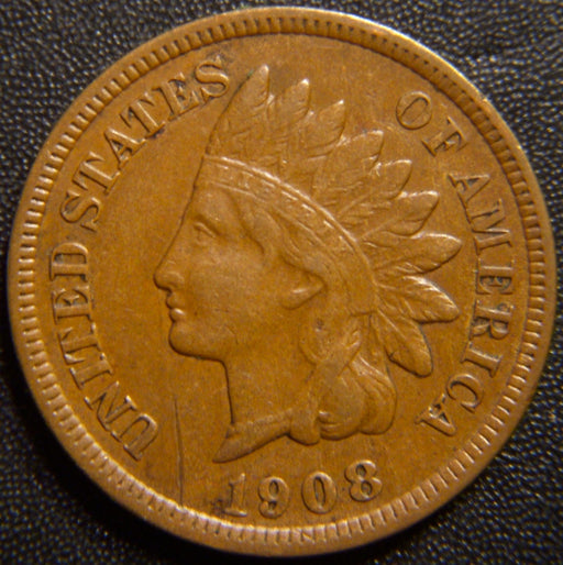 1908-S Indian Head Cent - Extra Fine
