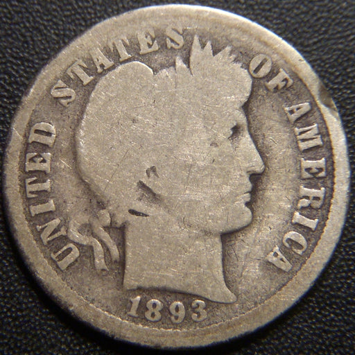1893-O Barber Dime - Good