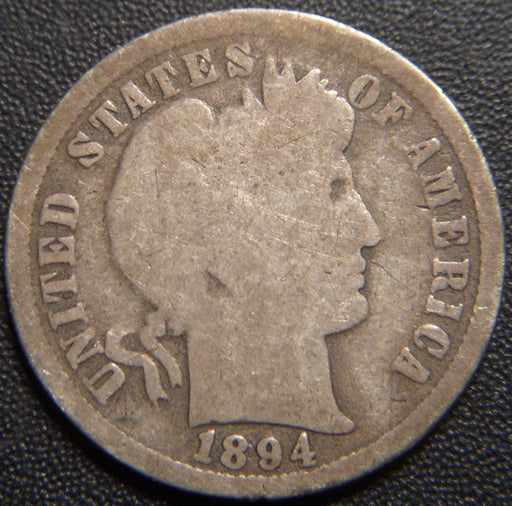 1894-O Barber Dime - Good