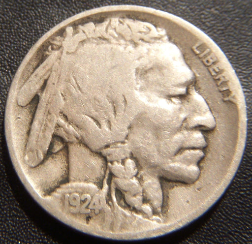 1924-D Buffalo Nickel - Very Good