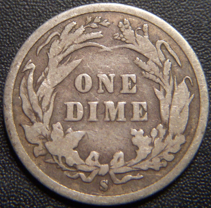 1895-S Barber Dime - Good