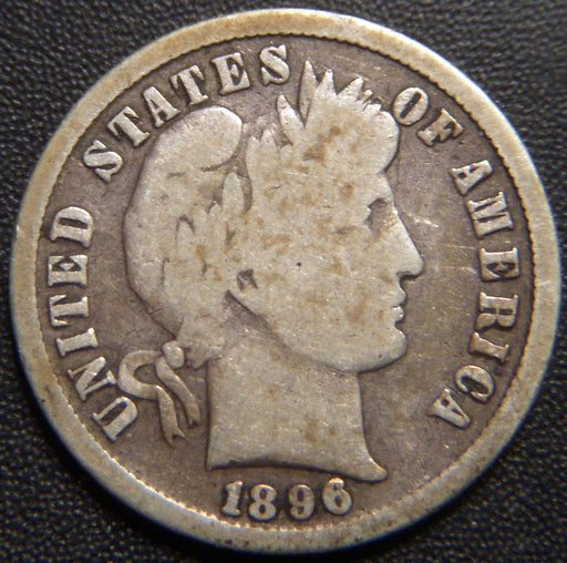 1896 Barber Dime - Good