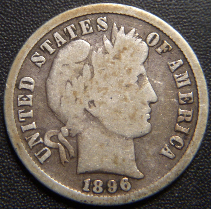 1896 Barber Dime - Good