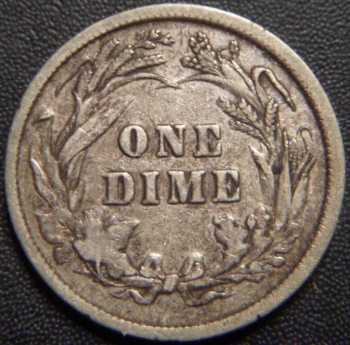 1897 Barber Dime - Fine