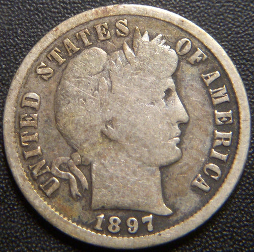 1897-S Barber Dime - Good