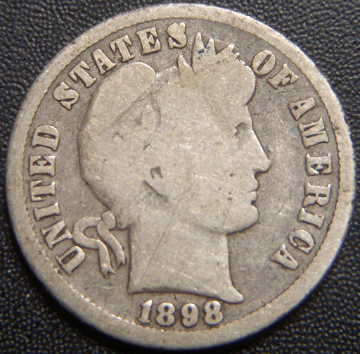 1898-O Barber Dime - Good