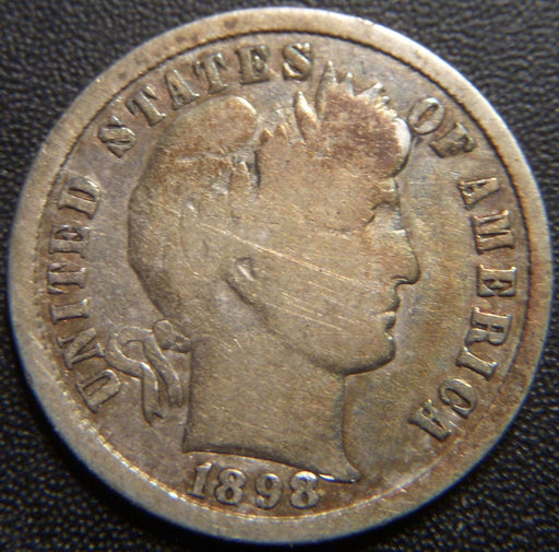 1898-S Barber Dime - Good