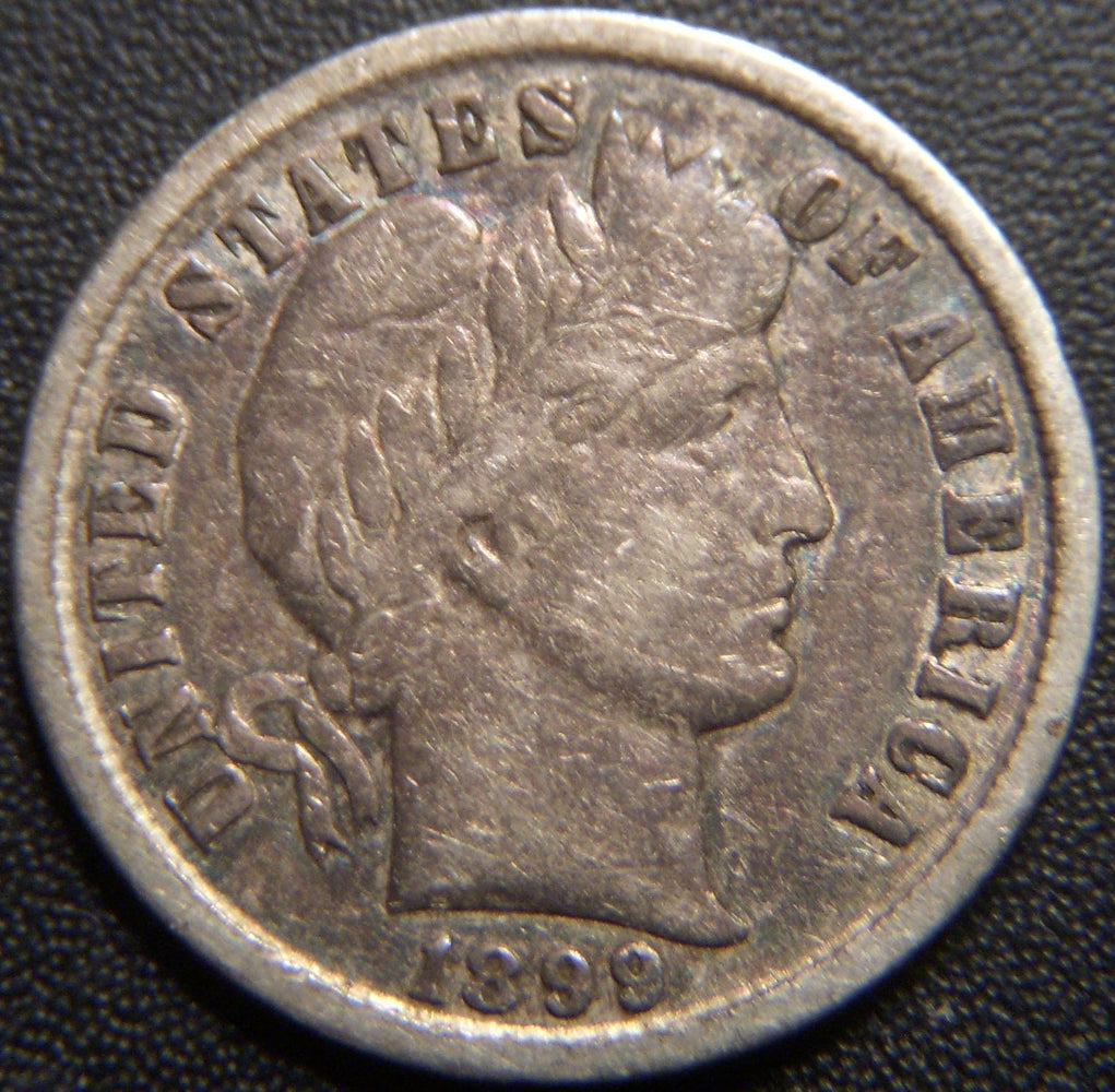 1899 Barber Dime - Fine