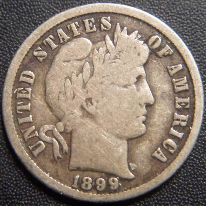 1899-S Barber Dime - Very Good