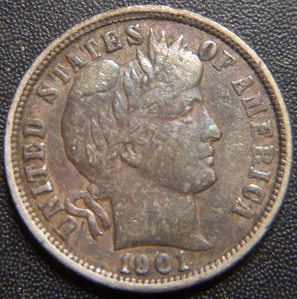 1901-O Barber Dime - Fine