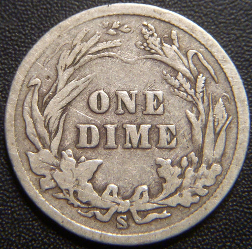 1901-S Barber Dime - Good