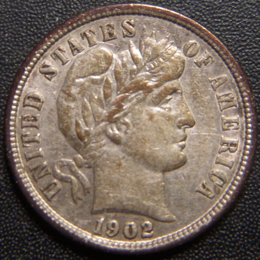 1902 Barber Dime - Extra Fine