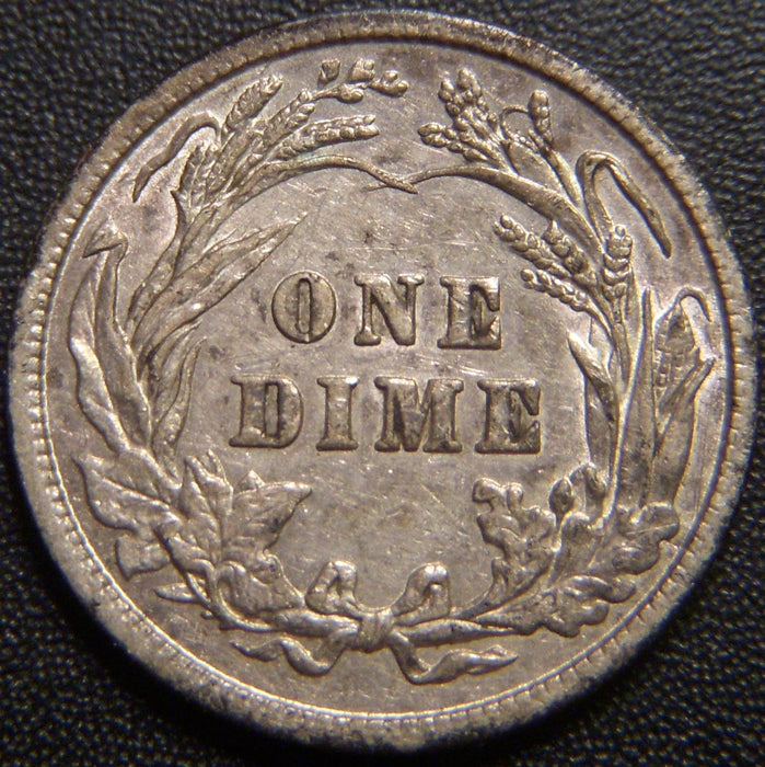 1902 Barber Dime - Extra Fine
