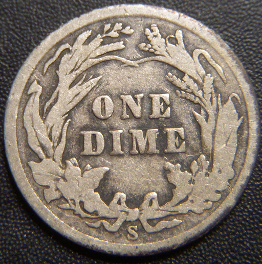 1902-S Barber Dime - Good