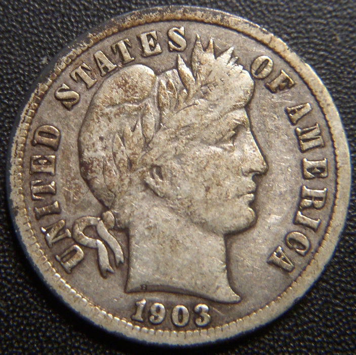 1903 Barber Dime - Fine