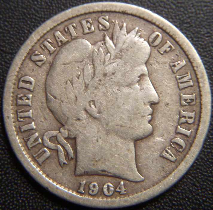 1904-S Barber Dime - Very Good