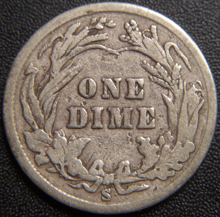 1904-S Barber Dime - Very Good