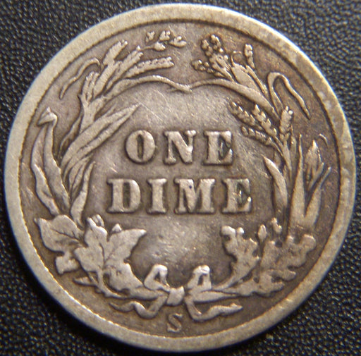 1905-S Barber Dime - Fine
