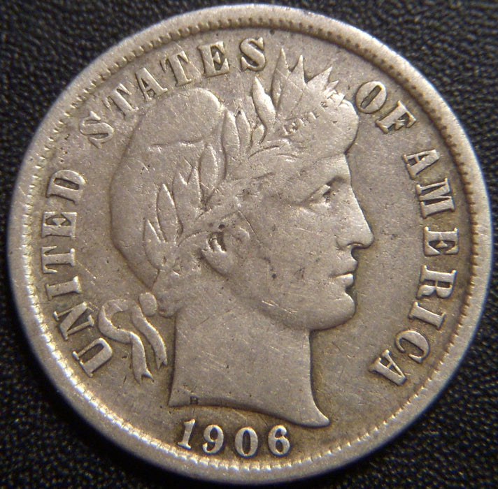 1906-O Barber Dime - Fine