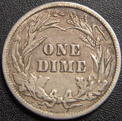 1907 Barber Dime - Very Fine