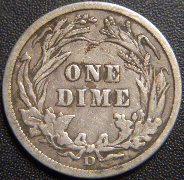 1907-D Barber Dime - Fine