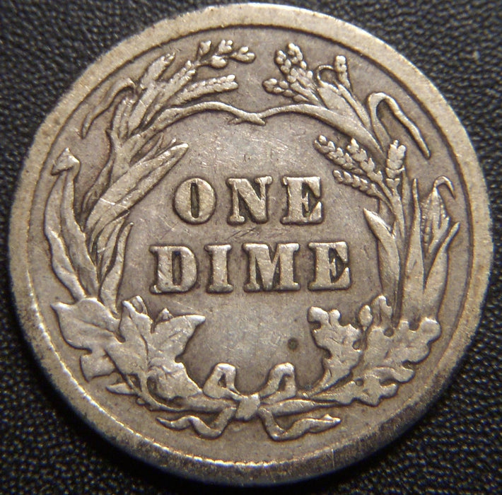 1908 Barber Dime - Fine