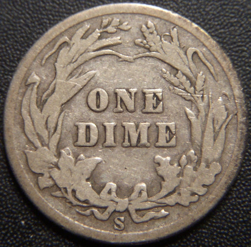 1908-S Barber Dime - Good