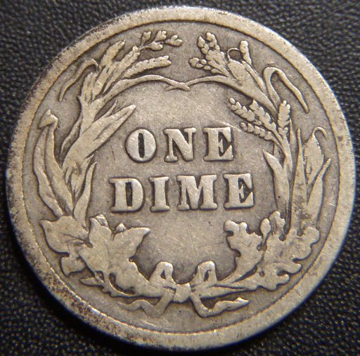 1909 Barber Dime - Very Good