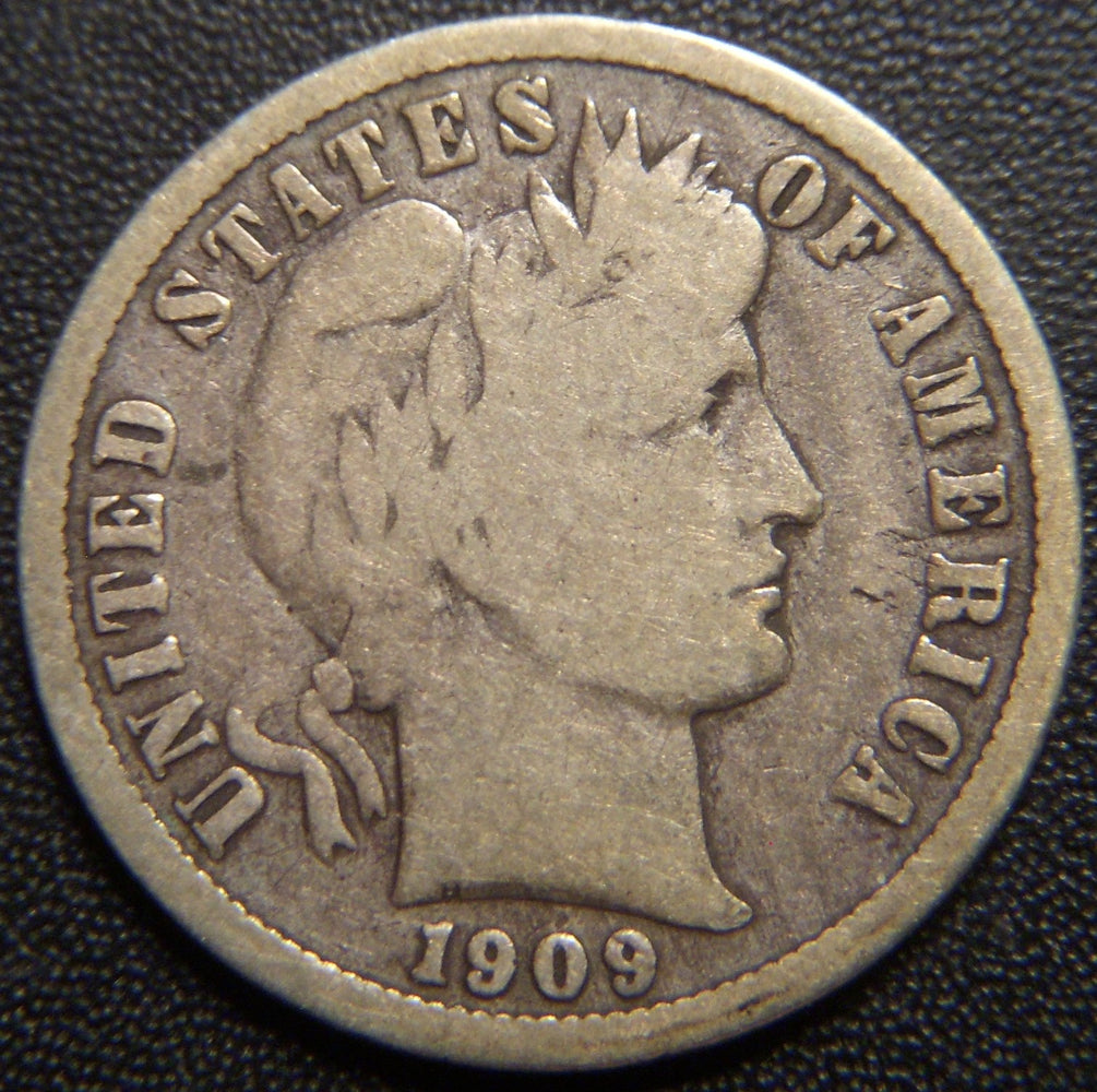 1909-O Barber Dime - Very Good