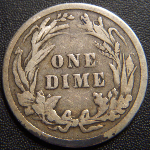 1910 Barber Dime - Very Good
