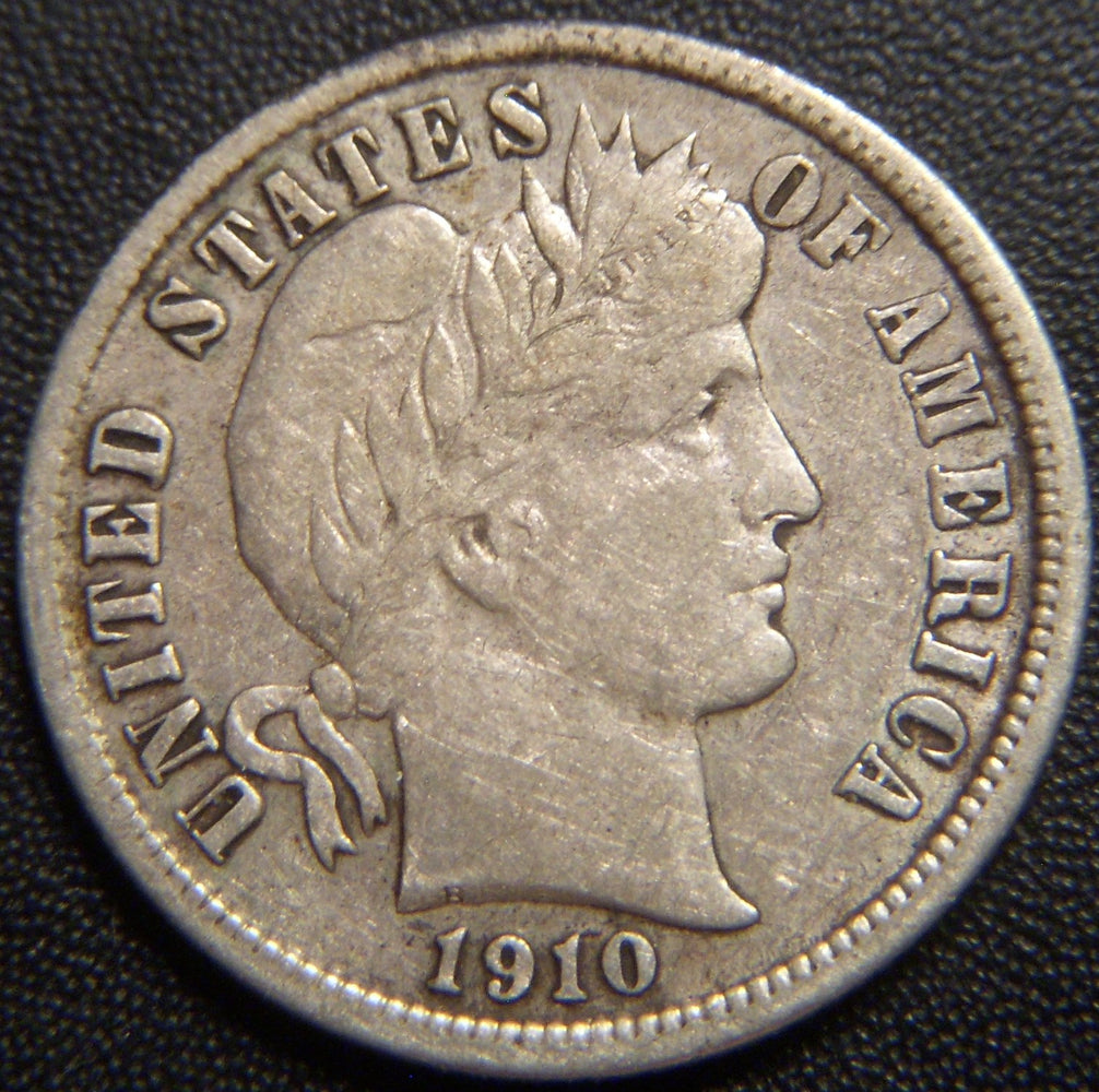 1910-D Barber Dime - Fine