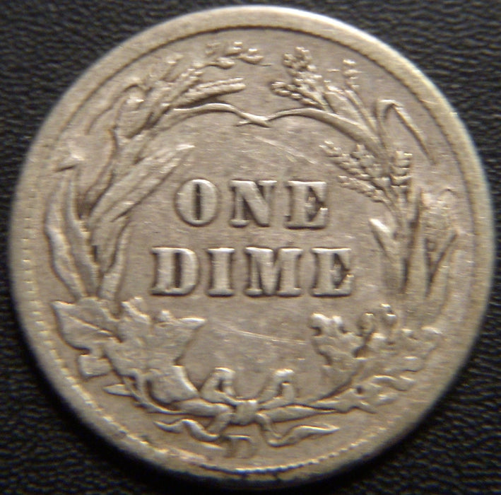 1910-D Barber Dime - Fine