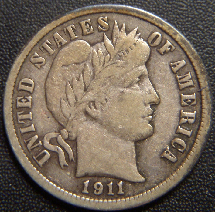 1911 Barber Dime - Fine