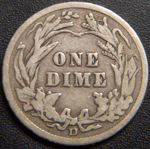 1911-D Barber Dime - Fine