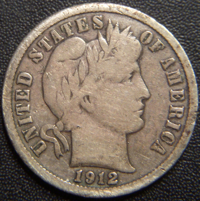 1912-D Barber Dime - Very Good