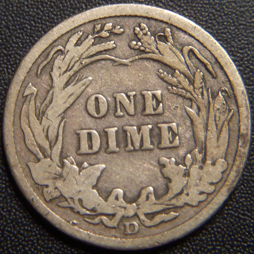 1912-D Barber Dime - Very Good