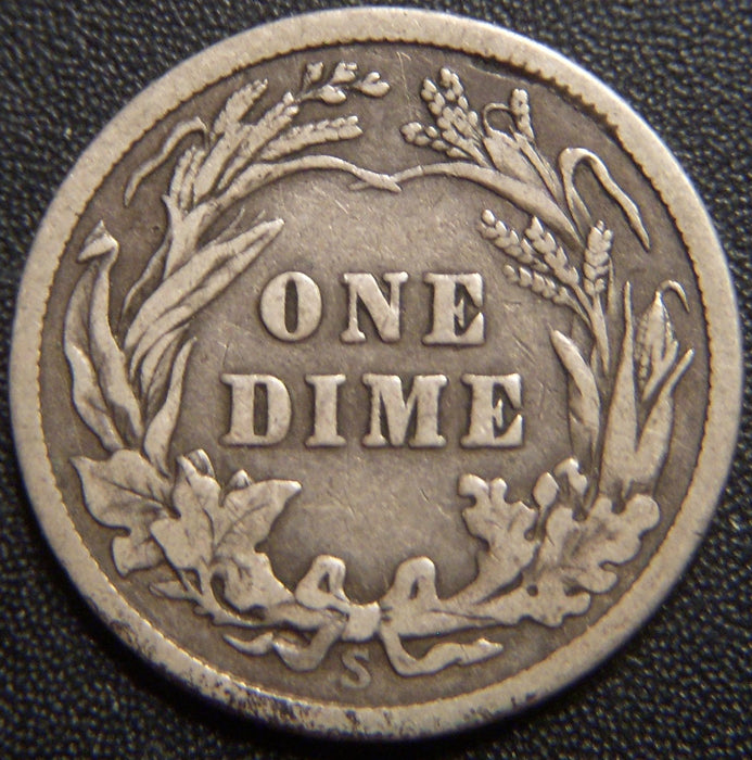 1913-S Barber Dime - Very Good