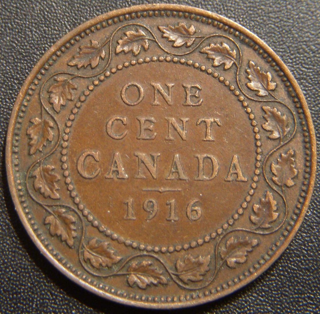 1916 Canadian Large Cent - Extra Fine