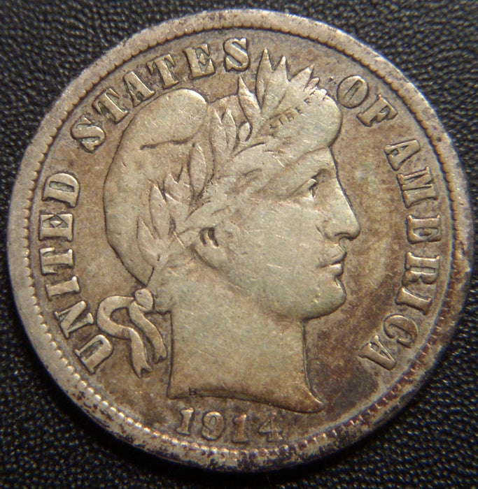 1914-D Barber Dime - Fine