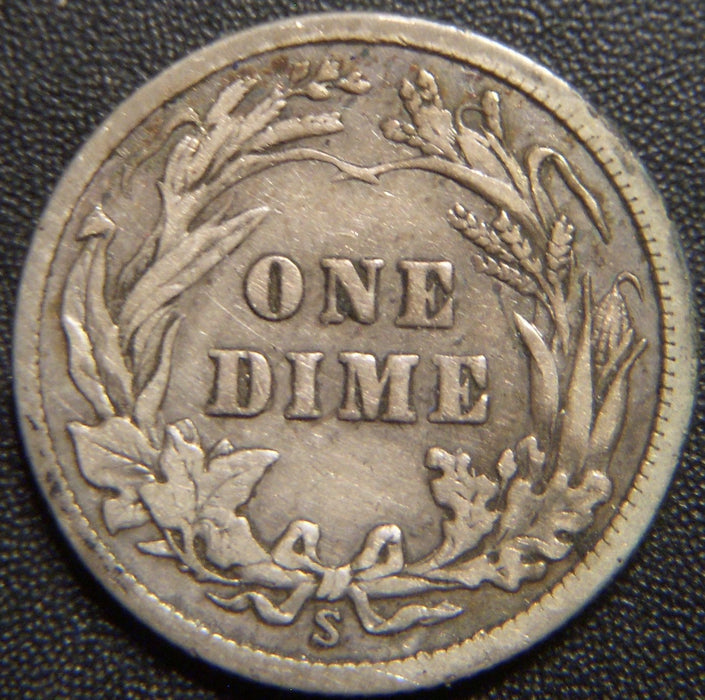 1916-S Barber Dime - Fine
