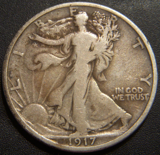 1917 Walking Half Dollar - Fine