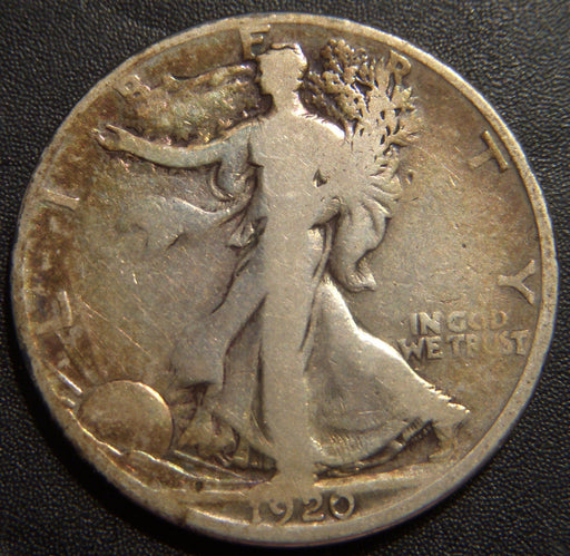1920-S Walking Half Dollar - Very Good