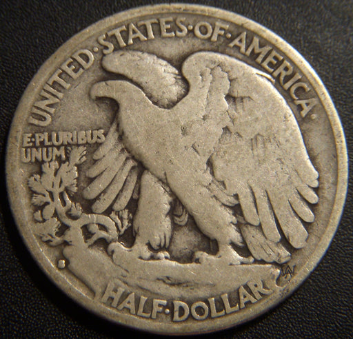 1935-S Walking Half Dollar - Good