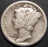 1921 Mercury Dime - Good