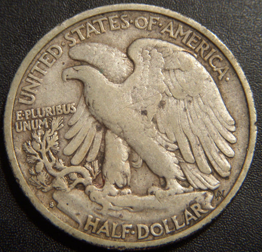 1942-S Walking Half Dollar - Fine